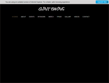 Tablet Screenshot of clintewing.com